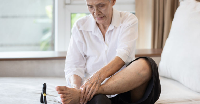 Patient experiencing numbness in their foot while sitting in New Jersey